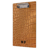 Gold leather texture luxury meeting planner klemmbrett (Links)