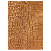 Gold leather texture luxury meeting planner klemmbrett (Rückseite)