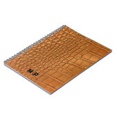Gold leather texture luxury meeting planner notizblock (Linke Seite)
