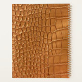Gold leather texture luxury meeting planner planer (Rückseite)