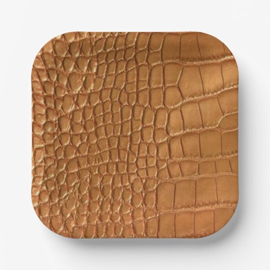 Gold leather texture luxury pappteller (Vorderseite)