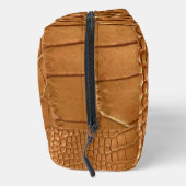 Gold leather texture luxury waschbeutel (Rechts)
