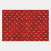 Gold Lebkuchen Männer, Heilige und Bonbons Geschenkpapier Set (Vorderseite)