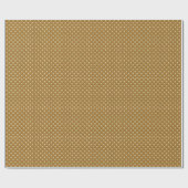 Gold Lederpolsterung, Vintages Sofa. Geschenkpapier (Flach)
