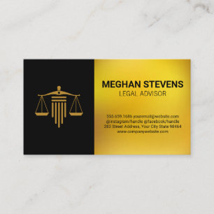 Gold Legal Logo Strafjustiz Terminkarte