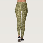 Gold  leggings (Rückseite)