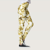 Gold Leggings Stilvolle Muster Leggings (Rechts)