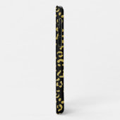 Gold Leopard, Gold Glitzer, Leopard Muster Case-Mate iPhone Hülle (Hinten/Links)
