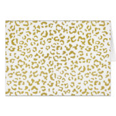 Gold Leopard, Gold Glitzer, Leopard Print (Vorderseite (Horizontal))