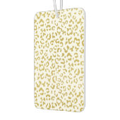 Gold Leopard, Gold Glitzer, Leopard Print Autolufterfrischer (Links)