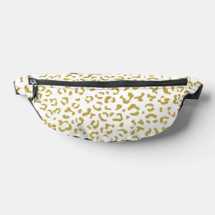 Gold Leopard, Gold Glitzer, Leopard Print Bauchtasche