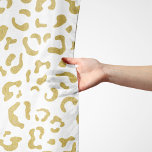 Gold Leopard, Gold Glitzer, Leopard Print Schal<br><div class="desc">Elegantes,  stilvolles und raffiniertes Leopardenmuster in goldener Farbe. Modernes und trendiges Geschenk,  perfekt für den Liebhaber von Tierdrucken in Ihrem Leben.</div>