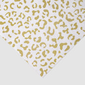 Gold Leopard, Gold Glitzer, Leopard Print Seidenpapier (Ausschnitt)