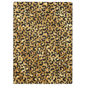 Gold Leopard Klemmbrett (Rückseite)