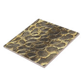 Gold Leopard Metallic Animal Spots Fliese (Seite)