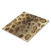 Gold Leopard Metallic Animal Spots Fliese (Seite)