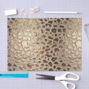 Gold Leopard Metallic Flecken Seidenpapier