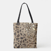 Gold Leopard Metallic Flecken Tasche (Rückseite)