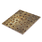 Gold Leopard Metallic Tierflecken Fliese (Seite)