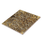 Gold Leopard Metallic Tierflecken Fliese (Seite)