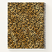 Gold Leopard Notizblock (Rückseite)
