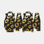 Gold Leopard Print Birthday Party Gefälligkeitsbox Geschenkschachtel (Ungefaltet)