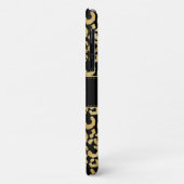 Gold Leopard Print Custom Case-Mate iPhone Fall Hülle (Hinten/Links)