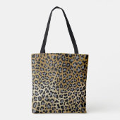 Gold Leopard Print  Tasche (Rückseite)