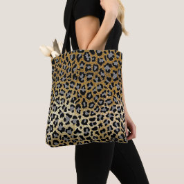 Gold Leopard Print  Tasche