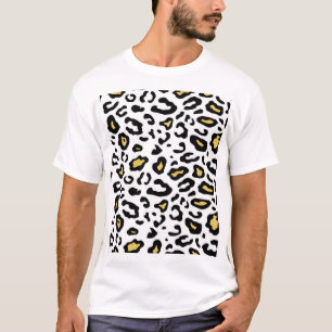 Gold Leopardenprint, nahtlos Muster. T-Shirt