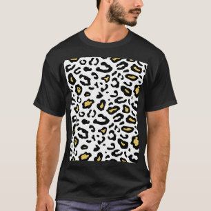 Gold Leopardenprint, nahtlos Muster. T-Shirt
