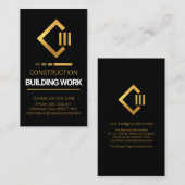 Gold-Letter-C-Umbau Visitenkarte (Vorne/Hinten)