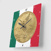 GOLD LIBERTAD COIN QUADRATISCHE WANDUHR (Winkel)