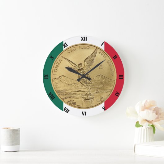 GOLD-LIBERTAD-MIN GROßE WANDUHR (Zuhause)