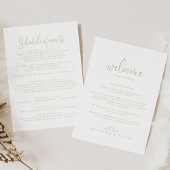 Gold Liebe Extravagantes Script Hochzeitsschreiben