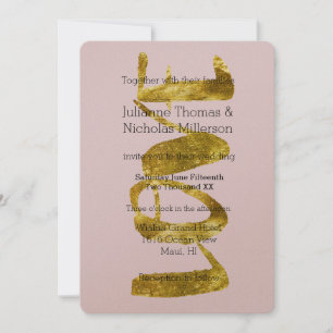 Gold-Liebe ist Geduld Einladung