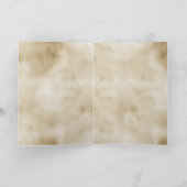 Gold Liebe Personalisierte FotoCollage Karte (Innenseite)