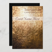 Gold Light 001 Einladung (Vorne/Hinten)