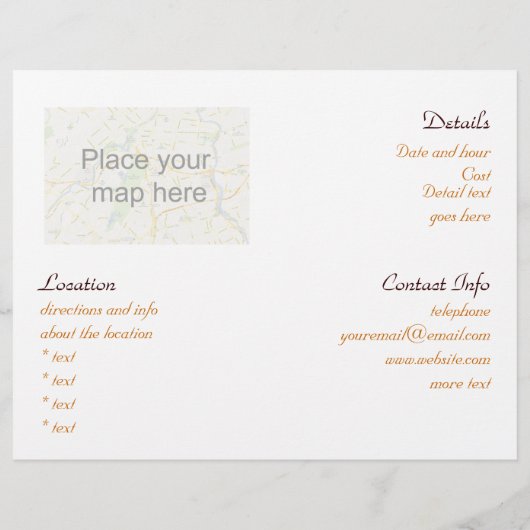 Gold Light 001 Flyer (Hinten)