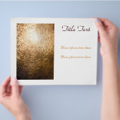 Gold Light 001 Flyer (Hand)