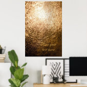 Gold Light 001 Poster (Heimbüro)