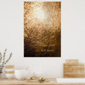 Gold Light 001 Poster (Küche)