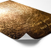 Gold Light 001 Poster (Ecke)