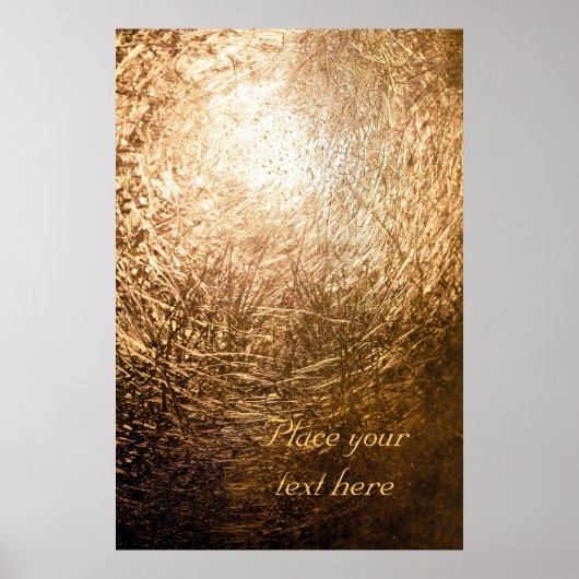 Gold Light 001 Poster (Vorne)