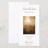Gold Light 001 Save The Date (Vorne/Hinten)
