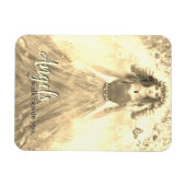 Gold Light Angel - Engel Spaziergang neben Ihrem Z Magnet (Horizontal)