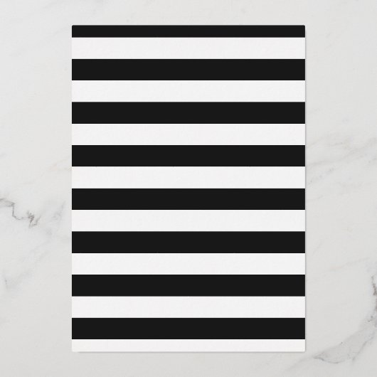 Gold Lila Black It's A Girl Baby Footprints Folieneinladung (Rückseite)