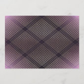 Gold Lila Elegance Diamond Geo Deko Wedding Menükarte (Rückseite)