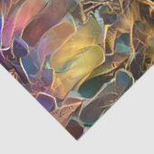 Gold Lila Mauer Seidenpapier (Ausschnitt)