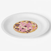 Gold Lila Retro Modernes Diskothek Baden-Württembe Pappteller (Schrägansicht)